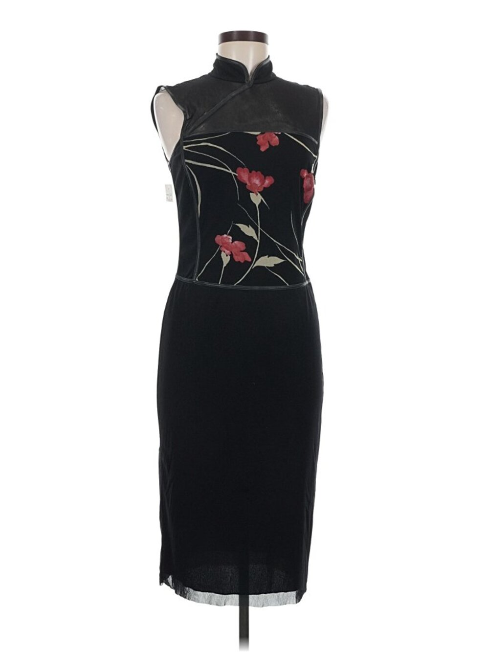 Sheer Floral Dress 1990s Y2K ASIAN LUX VINTAGE RARE NWT NEW